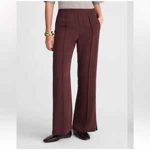 Madewell Women's Burgundy/Brownish Boot Pull on track Pant XS NWT